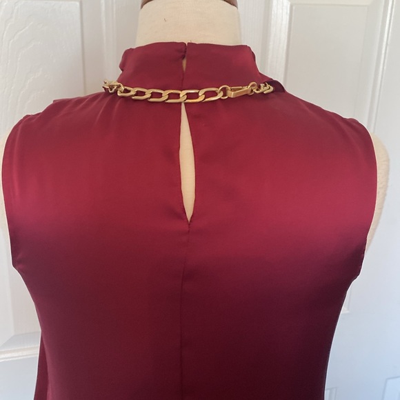 Reiss Freya Chain Detail Sleeveless Top Size - Picture 10 of 14